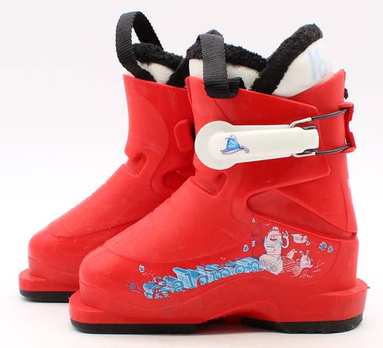 Salomon T1 Kids Ski Boots - Size 9 / Mondo 15 Used