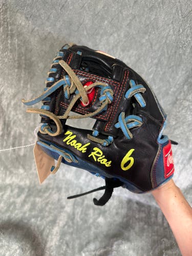 Blue Rawlings Gamer XLE RH Infield Baseball Glove 11" (Used)