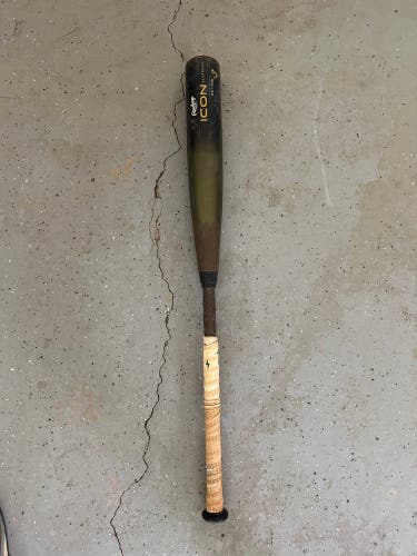 2023 Rawlings Icon Composite BBCOR Certified Bat (-3) 29 oz 32" (Used)