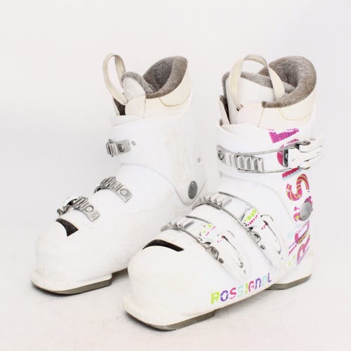 Rossignol Fun Girl Junior Ski Boots - Size 2.5 / Mondo 20.5 Used