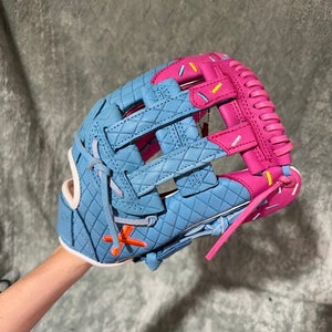 Blue Absolutely Ridiculous RH Outfield Baseball Glove 12" (New)