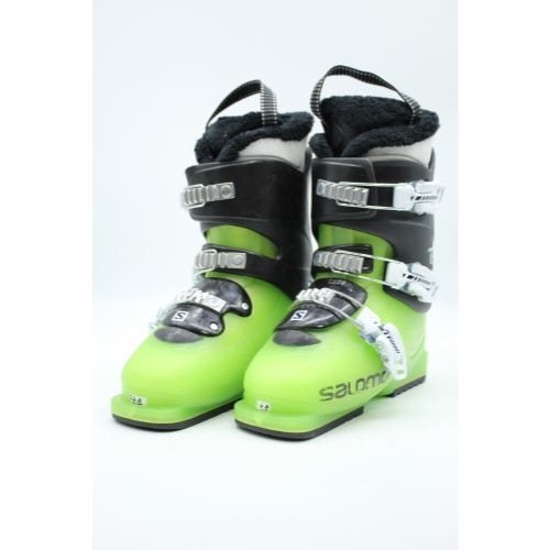 Salomon T3 Junior Ski Boots - Size 4 / Mondo 22 Used