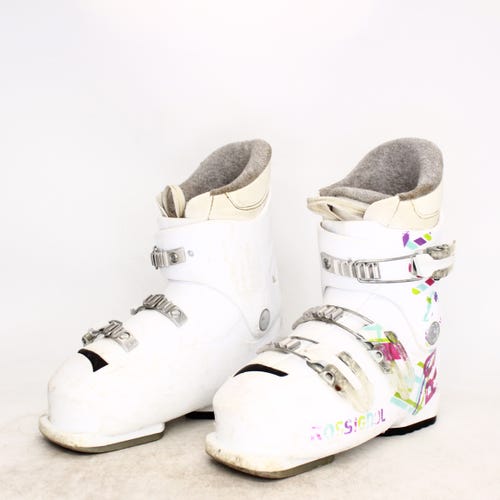 Rossignol Fun Girl Junior Ski Boots - Size 4.5 / Mondo 22.5 Used