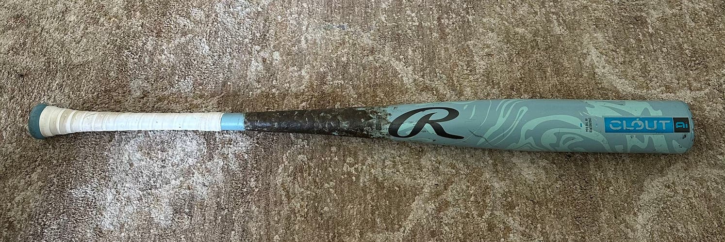 2025 Rawlings Clout AI Alloy BBCOR Certified Bat (-3) 30 oz 33" (Used)