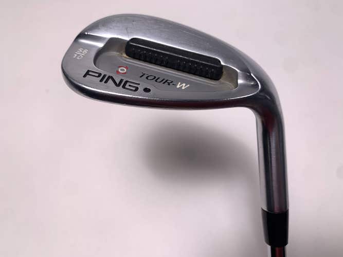 Ping Tour-W Brushed Silver Wedge 56* 10 Bounce Black Dot AWT Stiff Steel Mens RH
