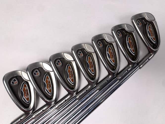 Ping i10 Iron Set 4-PW Black Dot AWT Stiff Steel Mens RH