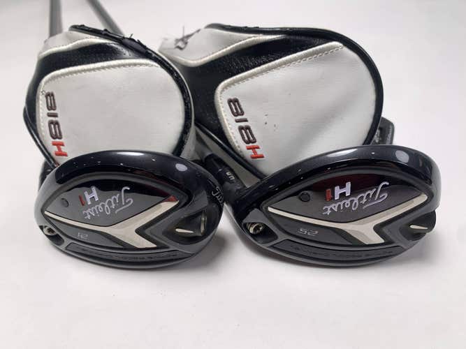 Titleist 818 H1 4 & 5 Hybrid Set 21* 25* Diamana Red M+ 50 HY 50g Ladies RH HC