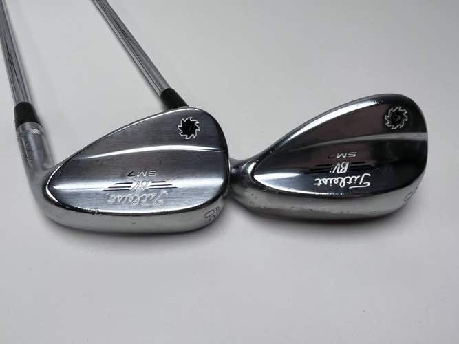 Titleist Vokey SM8 Tour Chrome Wedge Set 50* 12 60* 12 Wedge Steel Mens RH