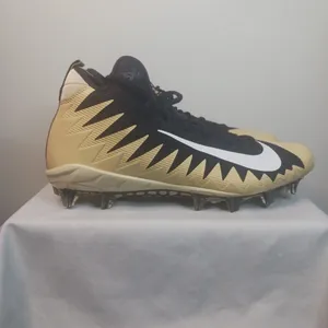 Size 12 Nike Alpha Menace Pro Low TD Football Cleats Gold/Black (New)