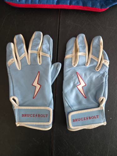 Bruce Bolt Happ Series Premium Pro Short Cuff Batting Gloves Adult M