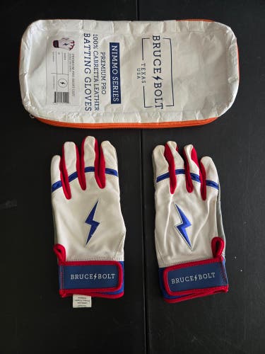 Bruce Bolt Nimmo Series Premium Short Cuff Batting Gloves Adult M