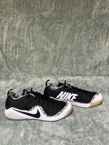 Black Men's Size M 9.5 (W 10.5) Adult Nike Force Zoom Trout 4 Turf Low Top Footwear Trainers (New)