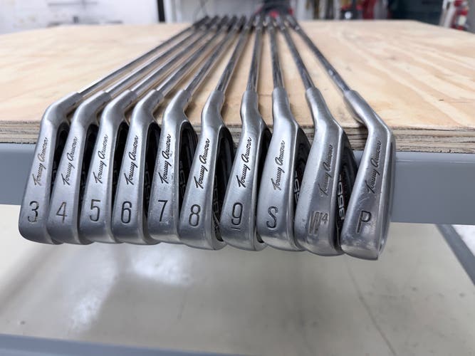 Men's 855s Silver Scot Right Handed Iron Set Regular Flex (10 Clubs) #3 - #9, PW, GW, SW (Used)