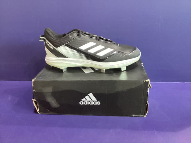 Black Men's Size M 11.0 (W 12.0) Adult Adidas Low Top Metal (New)