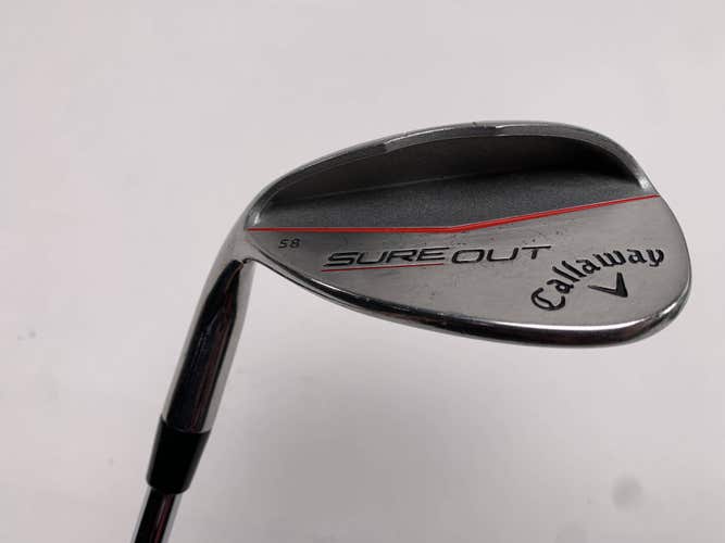 Callaway Sure Out Lob Wedge LW 58* KBS 90g Wedge Steel Mens LH