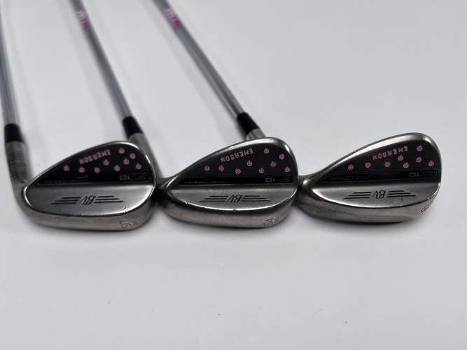 Titleist Vokey SM10 Nickel Wedge Set 50* 8 54*10 | 58*12 AMT S300 Black Stiff RH