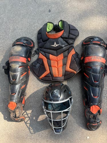 Orange All Star System 7 Catcher's Set (Used)
