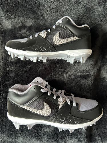 Men's Size M 11 (W 12.5) Jordan Stadium 90 Cement Cleats (New)