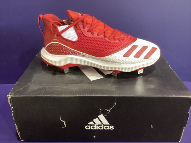 Red Men's Size M 8.0 (W 9.0) Adult Adidas Metal (New)