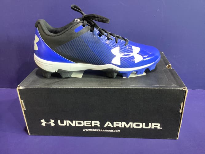 Blue Men's Size M 8.0 (W 9.0) Adult Under Armour Molded Cleats (New)