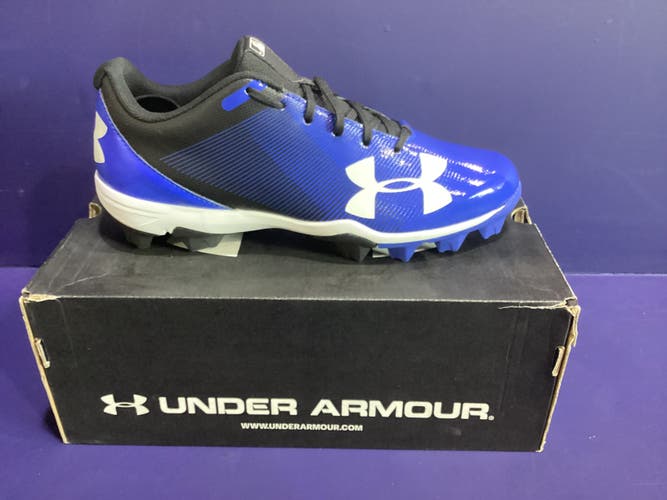 Blue Men's Size M 8.5 (W 9.5) Adult Under Armour Molded Cleats (New)