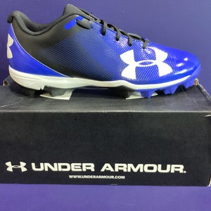 Blue Men's Size M 12.0 (W 13.0) Adult Under Armour Molded Cleats (New)