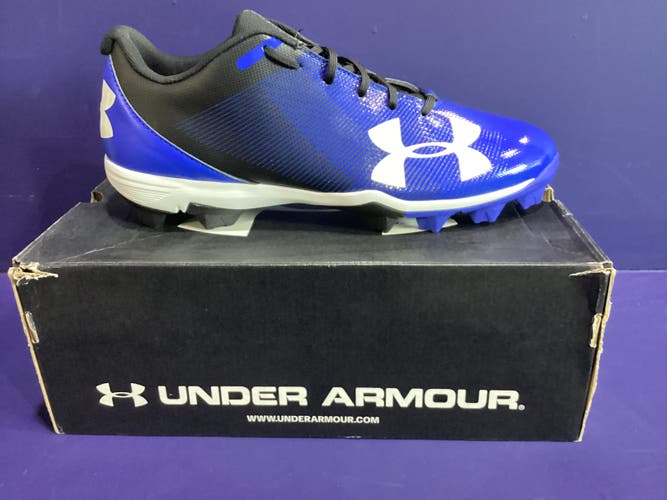 Blue Men's Size M 12.0 (W 13.0) Adult Under Armour Molded Cleats (New)