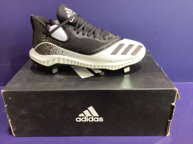 Black Men's Size M 8.0 (W 9.0) Adult Adidas Metal (New)
