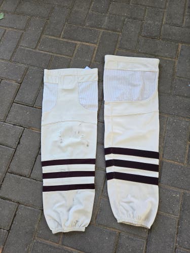 Beige/Brown 30 in. Senior Socks Pro Stock (Used)