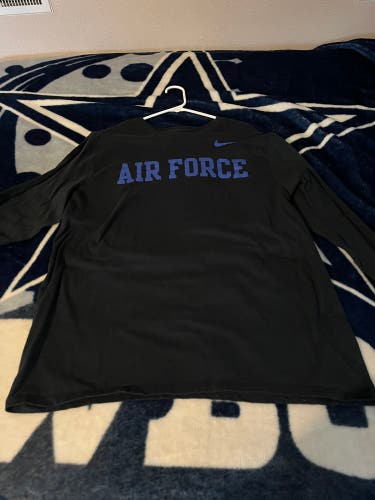 Navy Air Force Nike Long Sleeve Tshirt XL