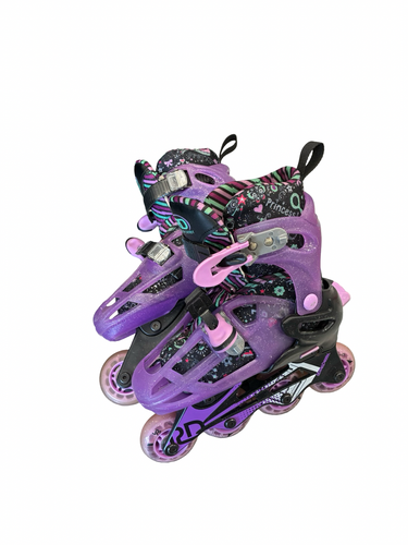 Used ADJ SKATES Junior Rec Fitness Skates Purple Adjustable 11682-S000135944