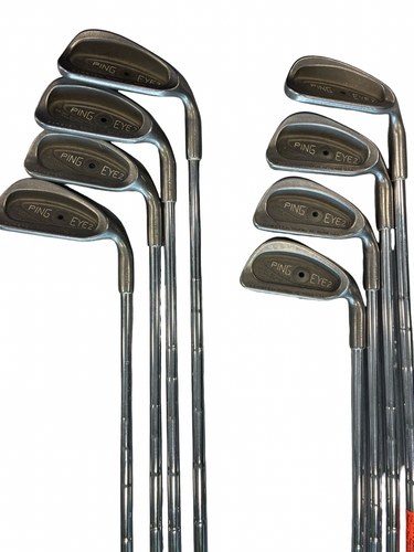 Used Ping EYE 2 BLACK DOT Mens Iron Set RH 3I-PW 11682-S000136035