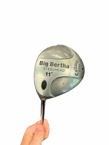 Used Callaway BIG BERTHA STEALHEAD Mens Driver LH 11.0 Degree 11682-S000136061