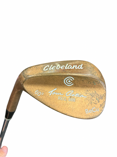 Used Cleveland TOUR ACTION REG 588 Golf Wedge Mens LH 60 Degree 11682-S000136122