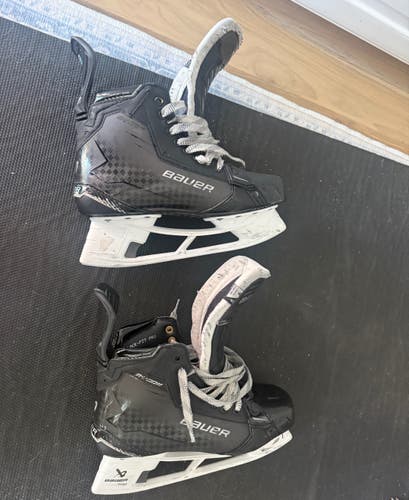 Black Bauer Supreme Shadow Hockey Skates 9 (Used)
