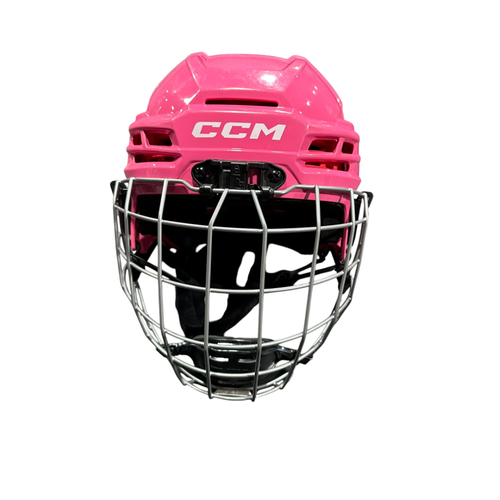 Used CCM TACKS 70 Helmet Cage Combo Pink SM 11375-S000380287