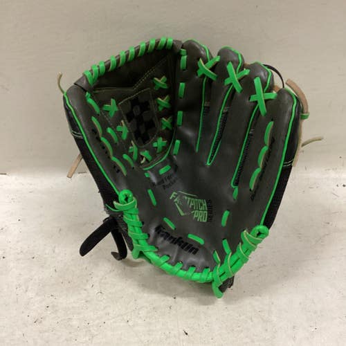 Used Franklin 22317 BB/SB Glove RH Throw Green 11" 11725-S000505293