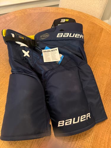 Intermediate Medium Bauer Supreme 3S Hockey Pants (New)
