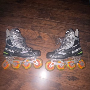 Mission Inhaler NLS1 Inline Skates Regular Width Size 7.5 (New)