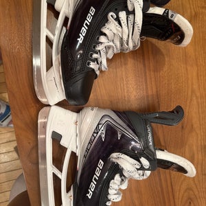 Black/Gray Bauer Vapor XLTX Pro Hockey Skates 8 (New)