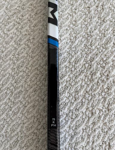 2 for 1 Senior CCM JetSpeed FT6 Pro Right Handed Hockey Stick P14 75 Flex Pro Stock