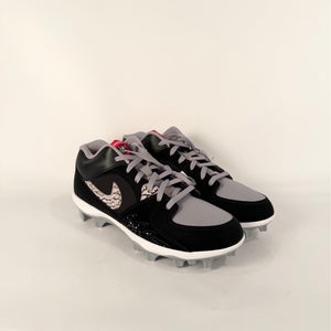 Nike Air Jordan Stadium 90 Low TD Black Cement Football HQ0210-060 Men’s Size 10