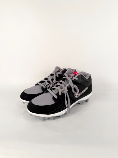 Jordan Stadium 90 Low TD Black Cement Men\'s Size 10.5 Football Cleats HQ0210-060 Jordan Stadium 90 Low TD Football Cleats Black Cement Grey  main image 2