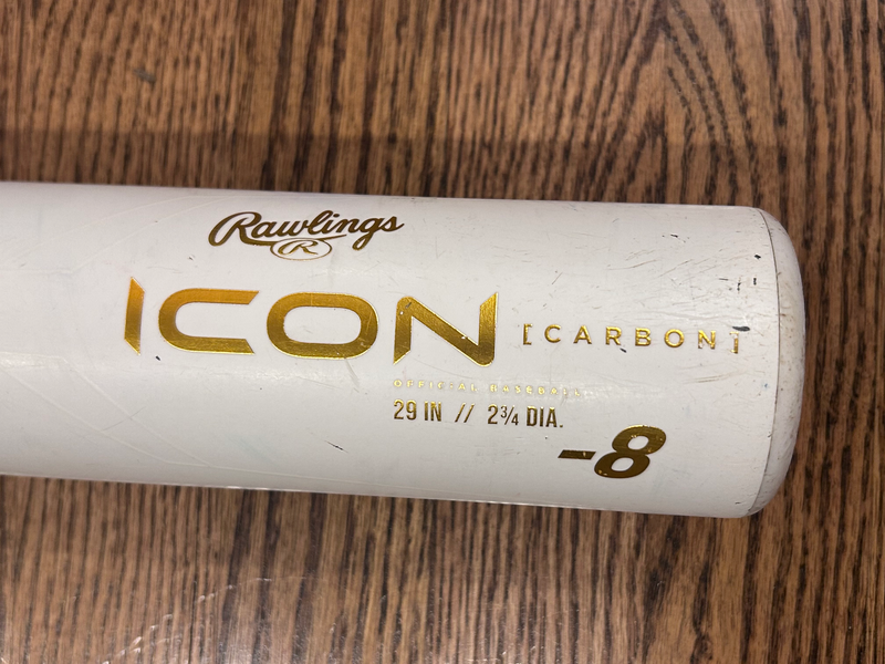 2024 Rawlings Icon Composite USSSA Certified Bat (-8) 21 oz 29" (Used) RUT418