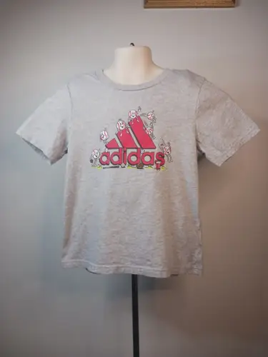 Adidas Kids Boys Baseball Graphic T-Shirt Sz.6 (Used)