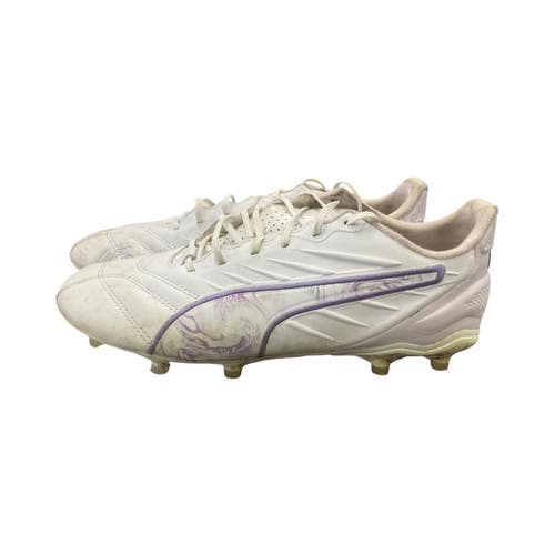 Used Puma Soccer Cleats White Senior 9.5 11859-S000032274