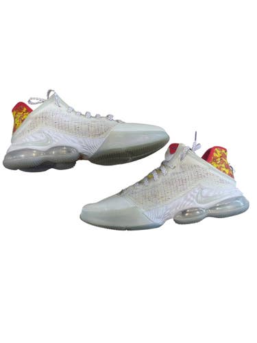 Used Nike FRUITY PEBBLES LEBRON Basketball Shoes M White Senior 9.5 11873-S000244629