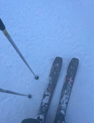 Unisex 2025 Atomic Bent 100 158 cm All Mountain Skis With Bindings (Used)