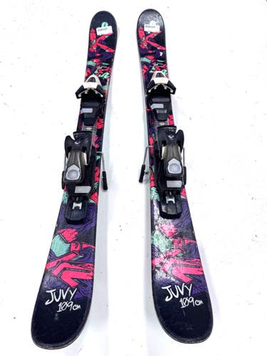 Used K2 JUVY Boys DH Ski/Binding Black 109 cm 11860-S000312901