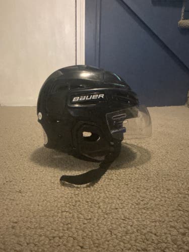 Large Bauer IMS 5.0 Helmet (Used) with Visor and Bubble